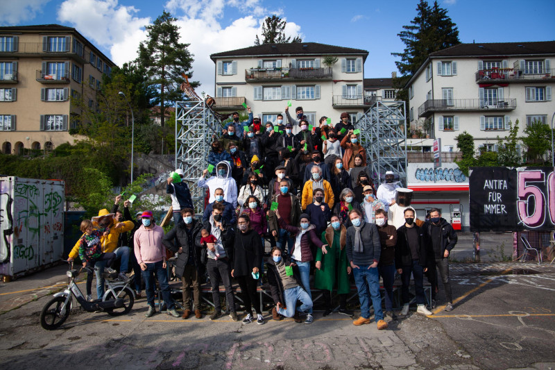 Gruppenbild von Parki menschen